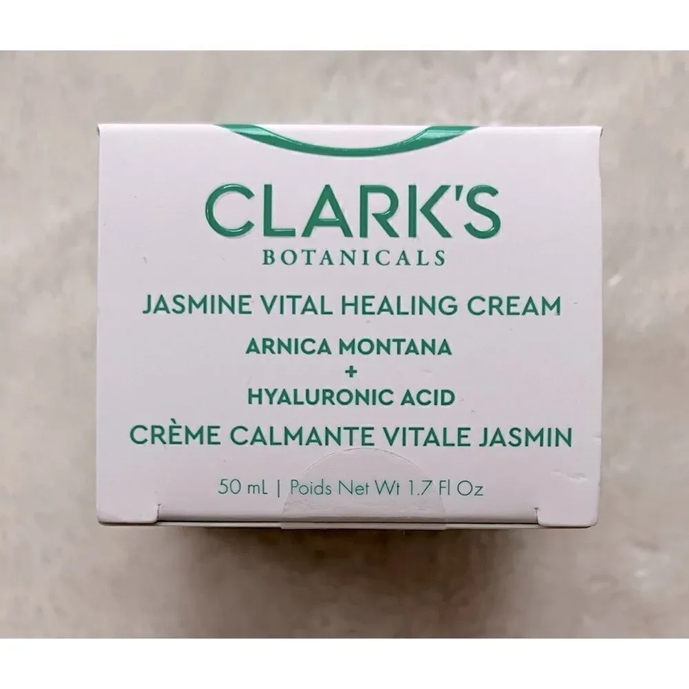 NIB CLARK'S BOTANICALS JASMINE VITAL HEALING CREAM, Size 50 ml / 1.7 fl. oz.